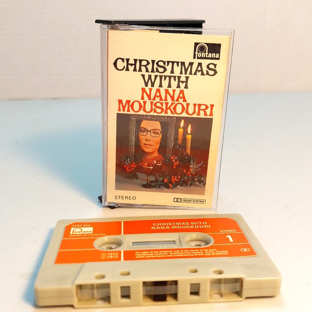 Christmas with Nana Mouskouri (cassette tape, 1972) tested and works